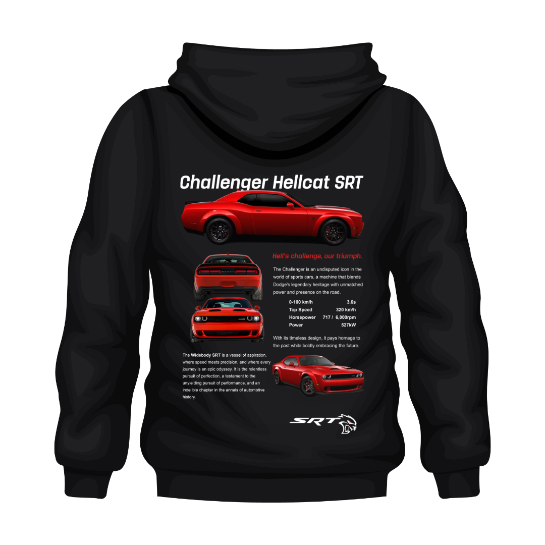 Sudadera Challenger Hellcat Rojo