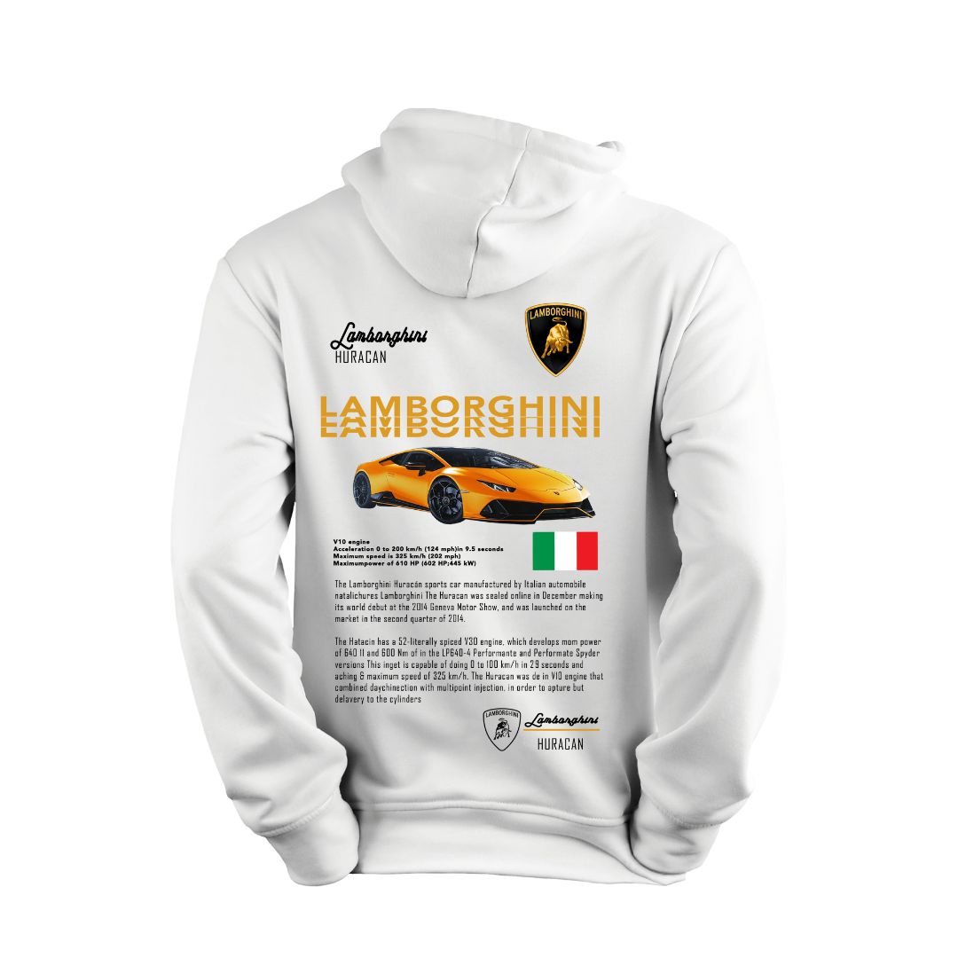 Sudadera Koenigsegg Lamborghini Naranja