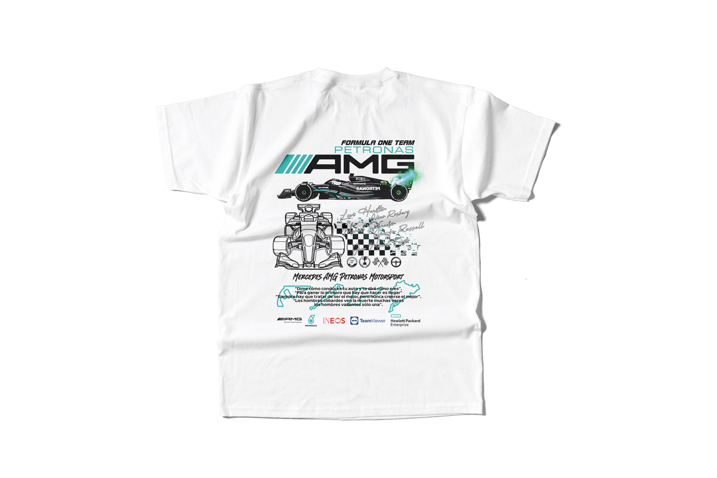 Camiseta Hamilton Mercedes